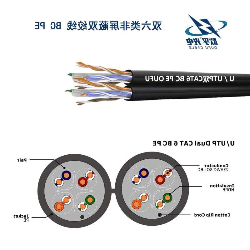 西城区U/UTP6类双4对非屏蔽室外电缆(23AWG)
